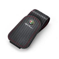 MJCU5 Car Sun Visor Glasses Clip Ticket Card Storage Clamp For Alfa Romeo Giulietta GT 159 147 156 Mito Brera Giulia F1 Stelvio Volant