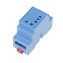 1 vnt. DIN bėgelio PLC jungčių dėžutė Plastikinė elektronikos dėžutė Projektų dėklas 4 spalvos 88x37x59mm 35 mm bėgelio montuojamas prietaiso korpusas
