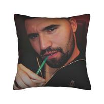 Pillow Cover Charlie Kirk Vintage Pillow Case For Office Car Home Decor Pillowcases Peach skin 18*18(CM)-1Pcs