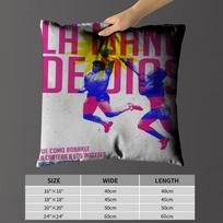 D-Diego A-Armando M-Maradona Cushion Cover Inches Farmhouse Decor Home Throw Pillow Covers For Couch Decorations Peach skin 18*18(CM)-1Pcs