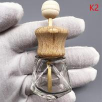 Oro gaiviklis automobilių kvepalų klipas eterinių aliejų difuzorius ventiliatorius tuščias stiklinis butelis dekoravimas aromaterapinis stiklinis butelis