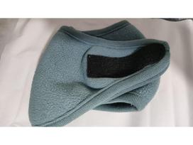 Rudens/Žiemos Dvisluoksnis Flisinis Ausų Apsaugos Sportinis Galvos Raištis su Velcro One Size mėlyna
