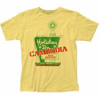 26 Dead Kennedys Holiday In Cambodia Marškinėliai Vyriški Licencijuoti Rock N Roll Grupės Geltoni Unisex Marškinėliai L