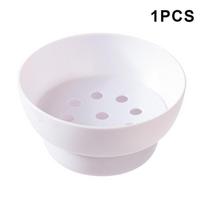 Creative Hot Pot Drip Oil Bowl Mesh Round Dipping Sauce Bowl 270Ml Ceramic Double-Layer Filter Soup Bowl Restaurant 1/5Pcs 1pcs