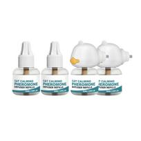 Cat Calming Pheromone Diffuser, 200ml Cat Calming Pheromone Refill, Plug-in Pheromone Diffuser for Cats Kittens Anxiety Stress Fear Behavior Relief 200ML