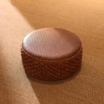 Rattan Tatami Low Table - Japanese Minimalist Desk for Home, Inn & Window Seat, Portable Kang Side Tea Tray, Zen Style