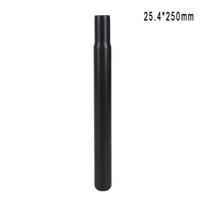 Dviračio sėdynės stulpas Aliuminio lydinys Retro Road Cycle Miesto dviračio sėdynės stulpas 25.4*250mm juoda