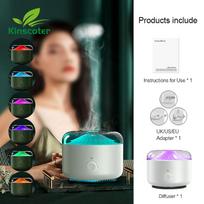 1.3l Jellyfish Smoke Ring Air Humidifier 110v 220v Fragrant Essential Oil Aroma Diffuser For Aromatherapy Spa Yoga EU Adapter