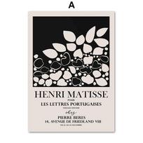 Abstraktus Matisse Picasso Veidas Balandis Lapas Nordic Plakatai ir Tapybos Spaudiniai Sienos Menas Drobės Sieniniai Paveikslai Svetainės Dekoras 21x30cm No Framed