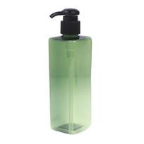 250 ml kvadratinis rankinis muilo skysčio dozatorius šampūnui, kondicionieriui, kūno prausikliui, geliui, pompinis buteliukas vonios kambariui, tuščias losjono indas žalia