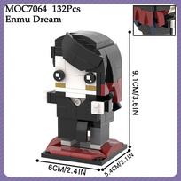 MOC Demon Slayer Brickheadz Anime Figure Bricks Tanjirou Inosuke Compatible Building Blocks Set Gift Toys For Children Adult DIY