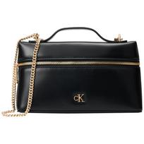 Calvin Klein Elegantiška grandinėlės crossbody rankinė kasdienai One Size black