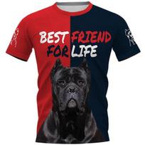 Mielos naminių gyvūnų šunų Cane Corso šunų marškinėliai vyrams 3D spausdinimo vyrams ir moterims trumpomis rankovėmis atsitiktiniai marškinėliai viršūnės hiphopas apvalia kakleliu vyriški marškinėliai XXS
