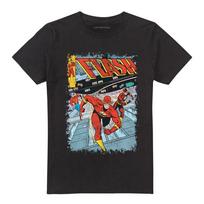 The Flash Klasikinis Komiksų Viršelis Unisex 100% Medvilnės Marškinėliai Vyriški Marškinėliai Viršus S-5XL, Juodas S gray