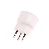 1vnt Europos Prancūzija į šveicariškus kištukus Kelioninis adapteris 3 kontaktų kištukas 10A 250 V maitinimo kištukas Eu į Šveicarijos elektros kištuko lizdą