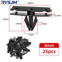 25/50/75/100pcs Car Wheel Flare Rocker Moulding Clips 68039280-AA Replacement Clips Fender Flare Retainer Clip For Jeep Wrangler