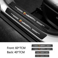 GFTFK1 4 vnt. Automobilio slenksčio juostelė Bagažinės durų slenksčio apsauginė lipdukas Fiat Abarth 595 Abarth 500 abarth 124 spider Automobilio priedai