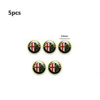 rwpjh10 Aluminium Metal Car Key Emblem Stickers For Alfa Romeo Giulietta GT 159 147 156 Mito Brera Giulia F1 Stelvio Volante