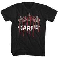 Carrie 1976 Siaubo Filmas Kraujuota Prom Karalienės Tiara Sissy Spacek Vyriški Marškinėliai L