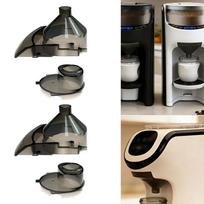 2Pcs Milk Powder Dispenser Funnel For Baby Brezza Frother Replacement Part Easy Install Clean Feeding Tool Accessories