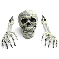 Bone-chilling Halloween Horror Buried Alive Skeleton Skull Arms For Yard Decor