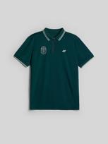 Teniso polo marškinėliai vyriški - žali