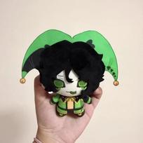 10cm Anime Freak Circus Harlequin Pliušiniai figūrėlės Kawaii Cosplay Kimštos pliušinės lėlės Žaislai Pakabukai Raktų pakabukai Gimtadienio Kalėdų Dovana black