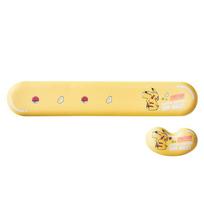 Pokemon genuine Keyboard Wrist Rest Pad+ Wrist Pad Set Pikachu Fandom Snorlax PIKACHU beige