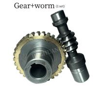 1 komplektas NMRV pavarų dėžės krumpliaračiai+kirminas reduktoriaus priedai Pilnas RV30 pavaros skylė 14mm / RV40 pavaros skylė:18 mm RV30 gear-worm 9mm