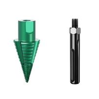 1sets SDS-Max- Wood Splitter Drill Bits With Quick-change Head Firewood Drill Bit Wood Splitter Detachable Shaft Power Tools New