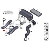 Patvarus 13717627502 Automobilio variklio oro įsiurbimo žarna Tinka BMW MINI Cooper S R56 Automobilio priedai puikios kokybės gray