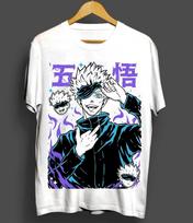 Gojo Satoru TShirt Jujutsu Kaisen Sukuna Megumi Itadori Horror Shirt White S