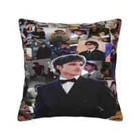 Pillow Cover Cool Jacob Elordi Muscle Retro Trendy Pillow Case For Sofa Car Home Decor Pillowcases Peach skin 18*18(CM)-1Pcs