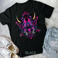 Samurai Demon Oni Akuma Mask Bushido Spirit Japanese Unisex Form T-shirt M