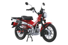 Aoshima Bunka Kyozai Finished Motorcycle Honda CT125 Hunter Growing Co., Ltd. (AOSHIMA) Model Cub, Red, 1/24 Scale, Die-cast, Painted.