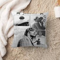 T-Taylor-Swift Pillow Anime Pillow Sofa Bed Head Pillow Cover Cushion Cover 45X45 Cm Fashion Peach skin 18*18(CM)-1Pcs
