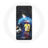 Coque pour Samsung Galaxy A71 Lionel Messi Club de football de Barcelone FCB