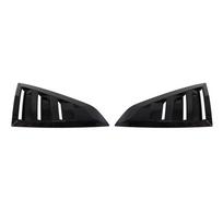 For Ford Mustang 2024-2025 Rear Window Louver Shutter Cover Side Vent Trim Windshield Scoop Cover Exterior ABS Car Accessories Gloss Black