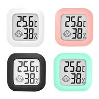 2Pcs High Accuracy Electronic Temperature And Humidity Meter Wall Hanging Thermometer for Home Baby Room Bedroom Office Kitchen