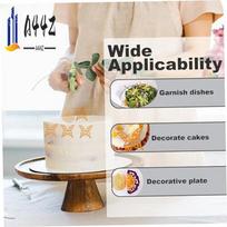 A44Z-Tile Cake Fondant Mold 3 Pieces Honeycomb Mold Leaf And Butterfly Reusable Embossing Mat Lace Silicone Mold