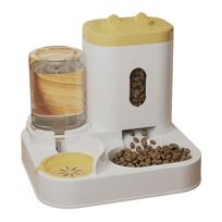 Two-in-One Automatic Feeder Water Troughs Cat Food Feeder and Water Dispenser for Indoor Small Medium Dog Puppy Kitten