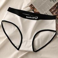 FINETOO Woman's Panty Korean Beautiful Panties Girl Sexy Fashion Underwear M balta