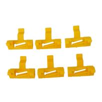 6 vnt. apdailos spaustukas priekinio stiklo apdailai, patvarus, skirtas Volvo S60 XC70 V70 yellow