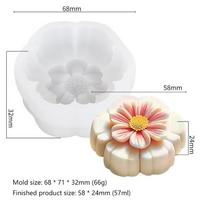 3D Silikoninės formos „pasidaryk pats“ gėlėms, fondantui, keksiukams, šokoladui, saldainiams, ledams, cukriniams desertams, žvakėms, muilui, gipsui, dervai