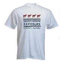 Šiaurės ekspozicija T-shirt Aliaska 90-ųjų TV laida North Of 60 Thirtysomething GT173 3XL