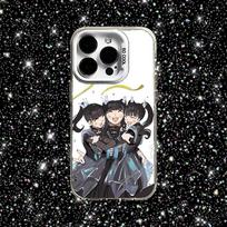 Rock Band B-BABYMETAL Phone Case For iPhone 16,15,14,13,12,11,Pro,XS,Max,Plus,Mini,SE White Candy Matte Shockproof Cover iPhone16promax