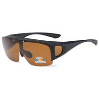 Photochromic Polarized Clip-on Night Vision Glasses for Men & Women Drivers black