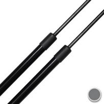 Qty(2) Carbon Fiber Trunk Struts for Toyota Crown Athlete S200 Sedan 2008-2012 64530-0W120 Rear Tailgate Lift Supports Shocks Normal Black
