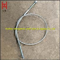 Galvanized Crimped Steel Wire Rope Slings with Screw Fastening Custom Product