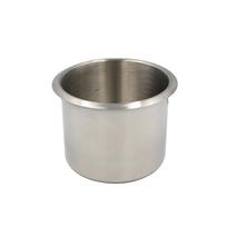 Car Modification Cup Holder Stainless Steel Cup Drink Holder Polished 5.5cm sidabras